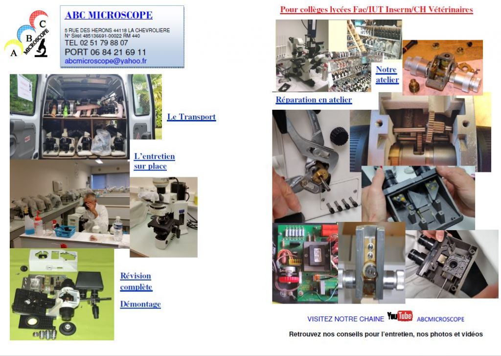 fabricant d'instruments d'optique : instruments ABC Microscope